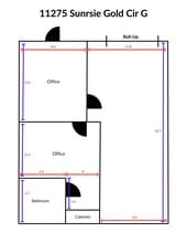 11275 Sunrise Gold Cir, Rancho Cordova, CA for lease Floor Plan- Image 1 of 5