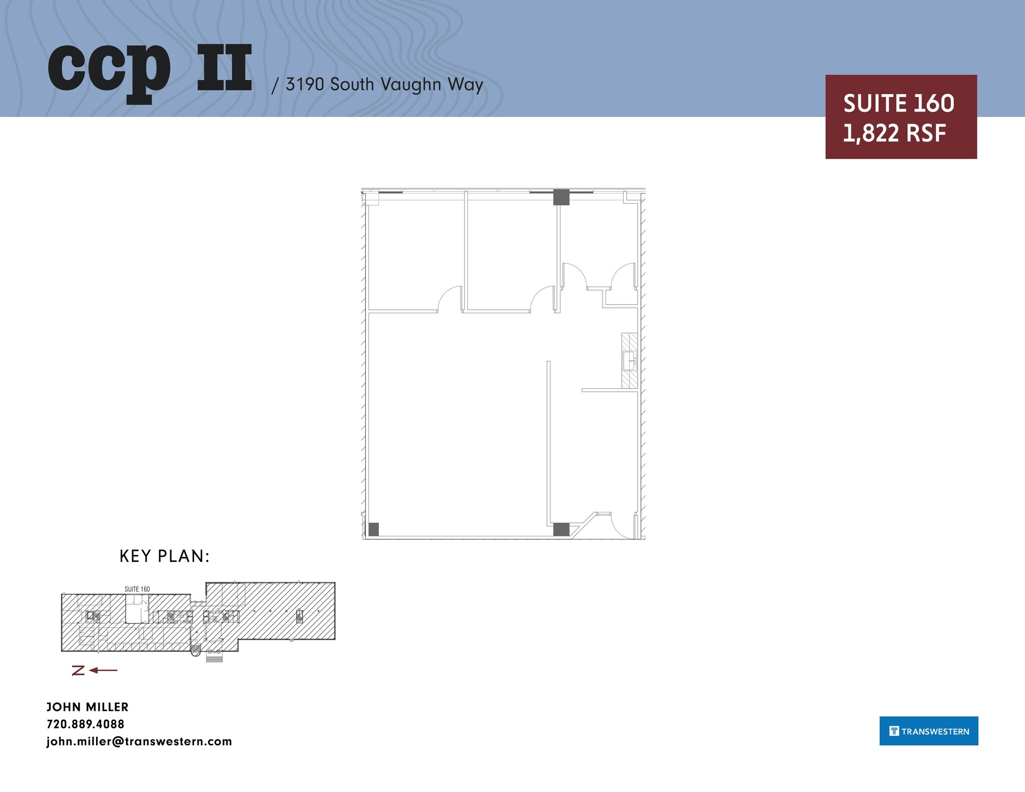 3131 S Vaughn Way, Aurora, CO for lease Site Plan- Image 1 of 2