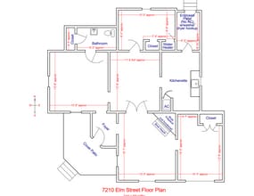 7210 Elm St, Frisco, TX à louer Plan d’étage- Image 1 de 1