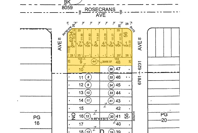 13218 Rosecrans Ave, Norwalk, CA à vendre - Plan cadastral - Image 2 de 3