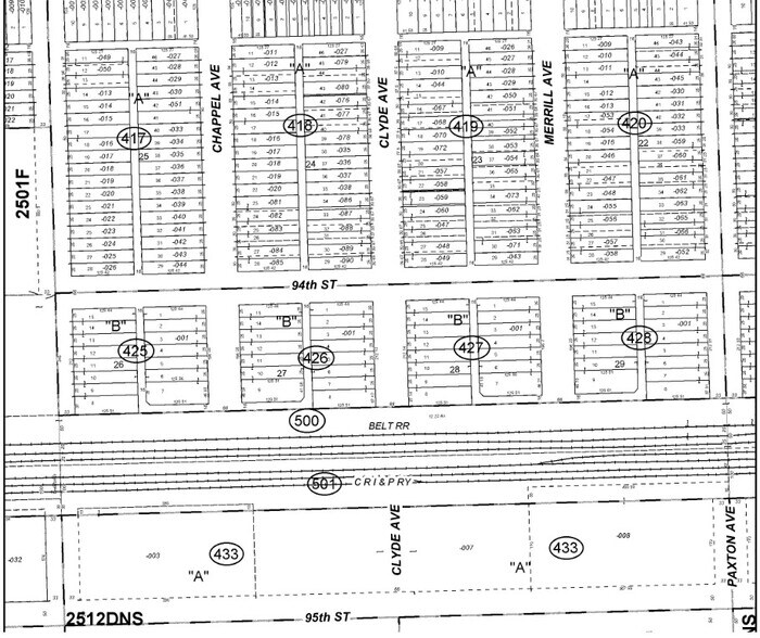 9507 E 95th St, Chicago, IL à vendre - Plan cadastral - Image 3 de 3