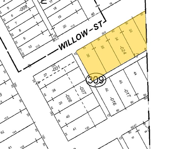 1427-1455 W Willow St, Chicago, IL à louer - Plan cadastral - Image 3 de 7
