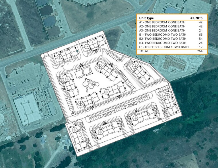 Town Center Blvd, Jarrell, TX à vendre - Plan de site - Image 2 de 4