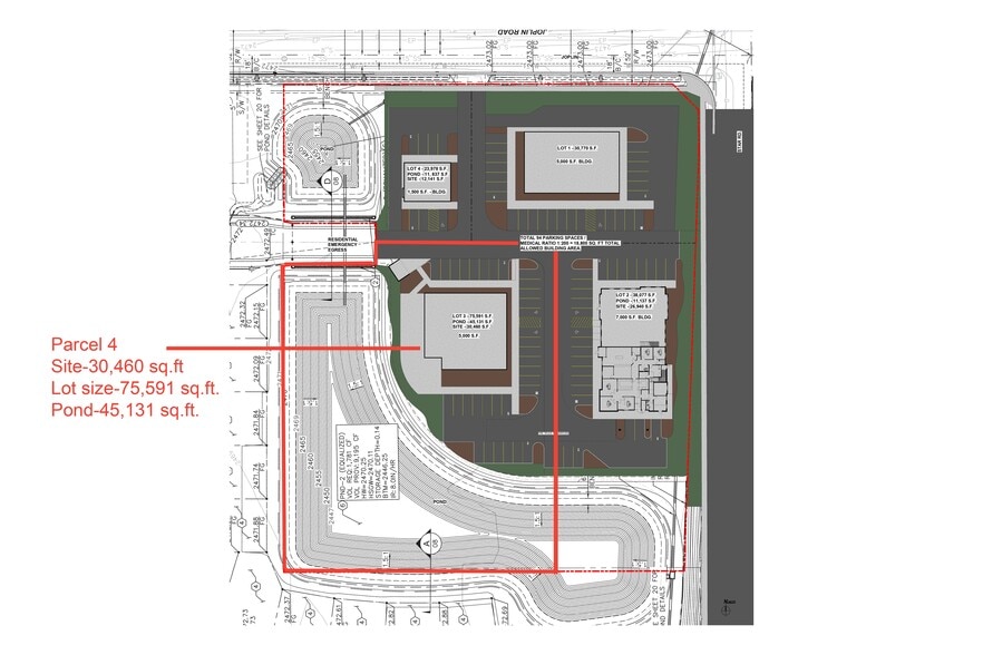 Parcel 4 Gallup St, Meridian, ID for sale - Site Plan - Image 1 of 3