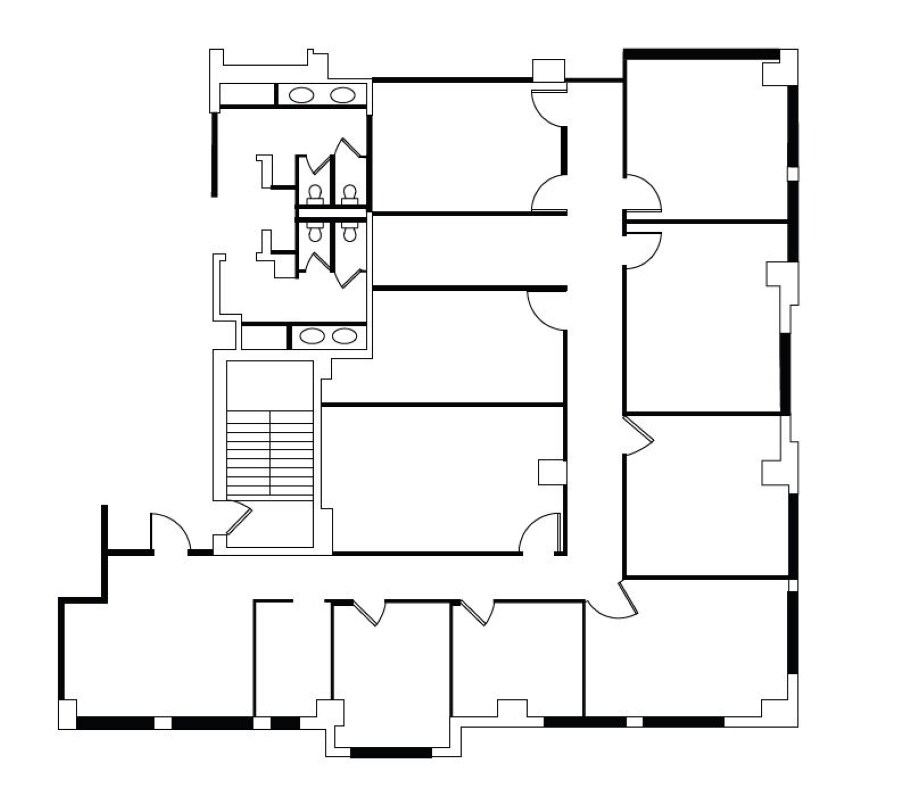 1 Church St, Rockville, MD à louer Plan d’étage- Image 1 de 1