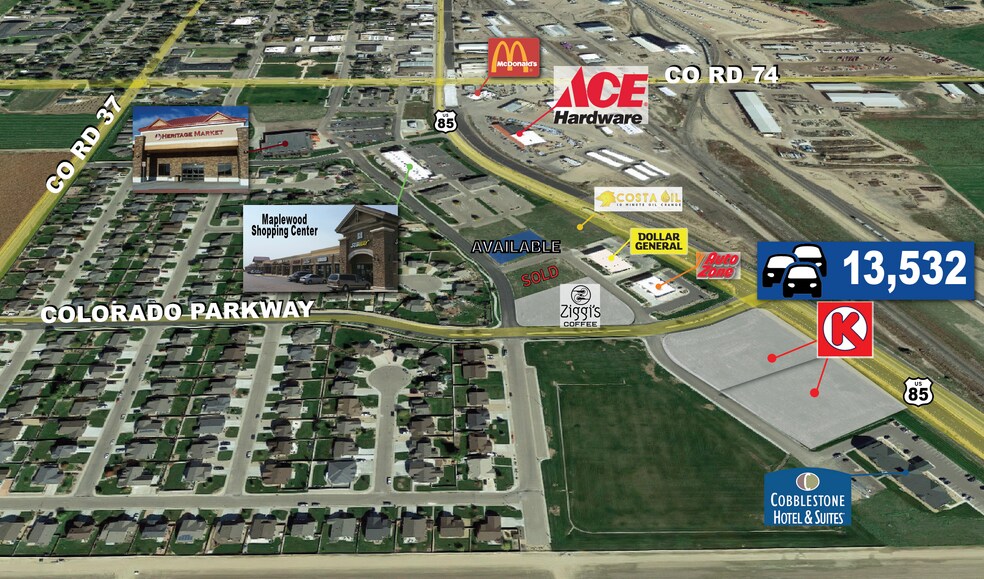 Elm, Eaton, CO à vendre - Aérien - Image 2 de 2