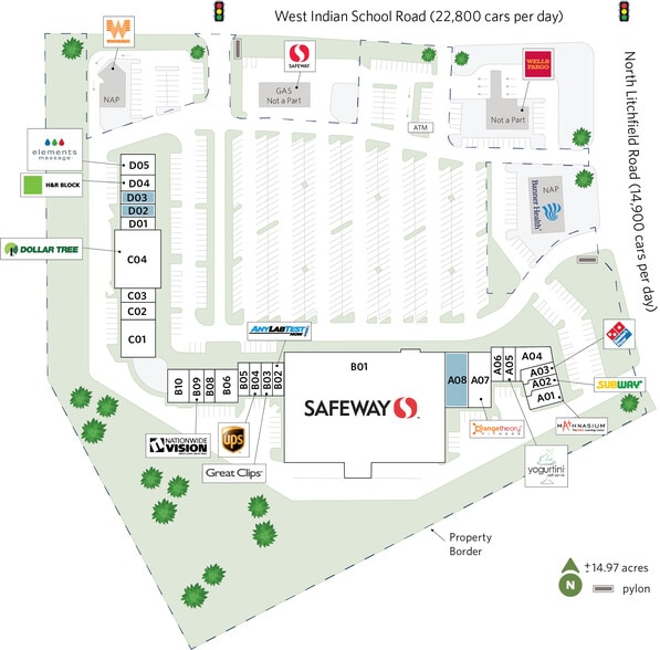 14175 W Indian School Rd, Goodyear, AZ for lease - Site Plan - Image 3 of 15