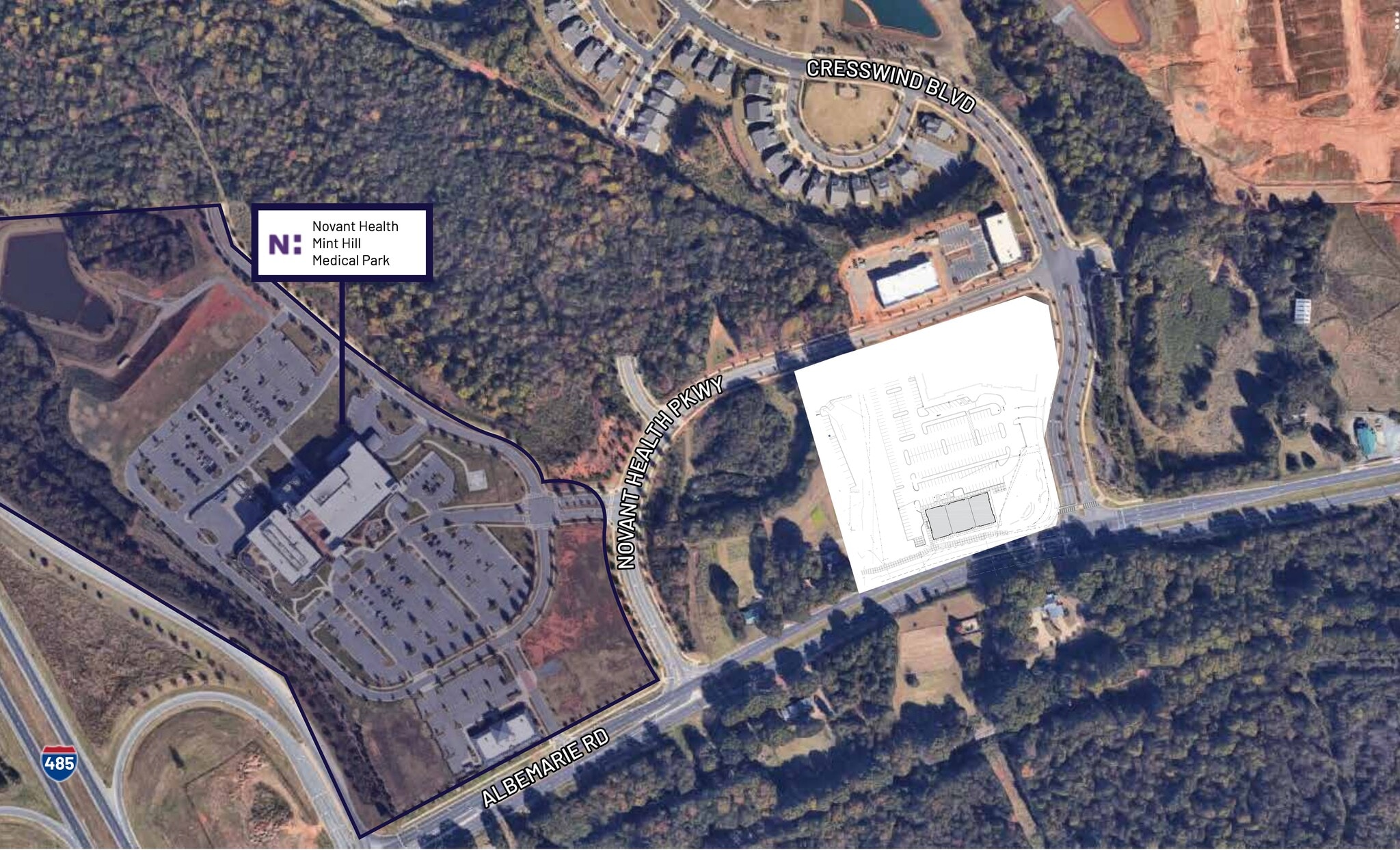0 Cresswind Blvd, Charlotte, NC for lease Site Plan- Image 1 of 8