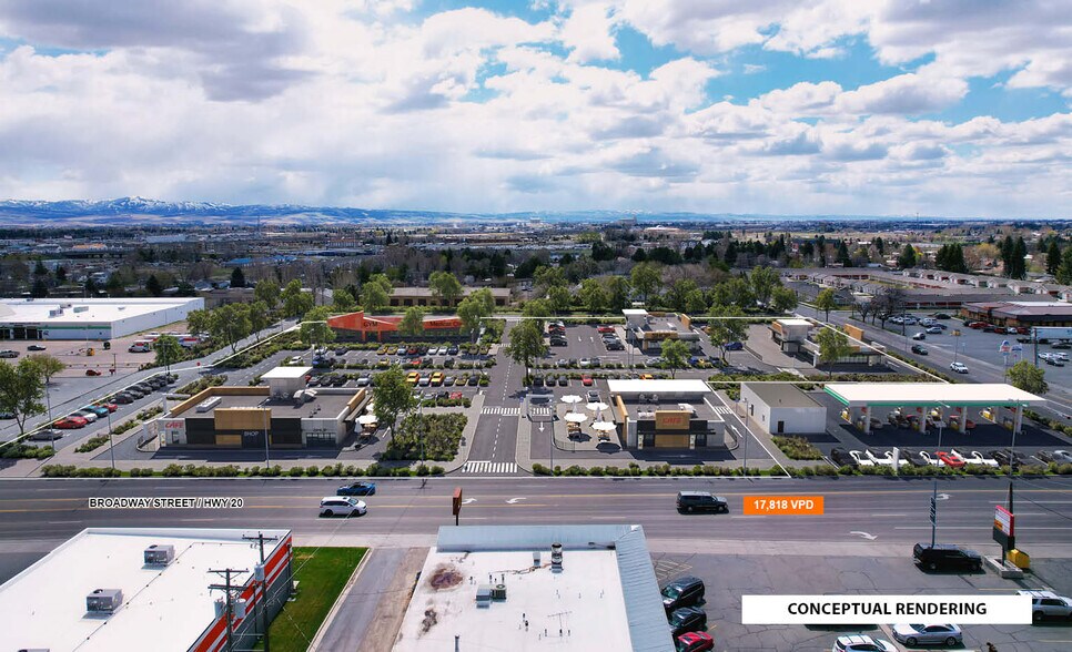 Broadway Street & Skyline Drive, Idaho Falls, ID à louer - Photo principale - Image 1 de 4
