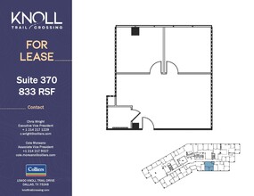 15400 Knoll Trail Dr, Dallas, TX for lease Floor Plan- Image 1 of 2