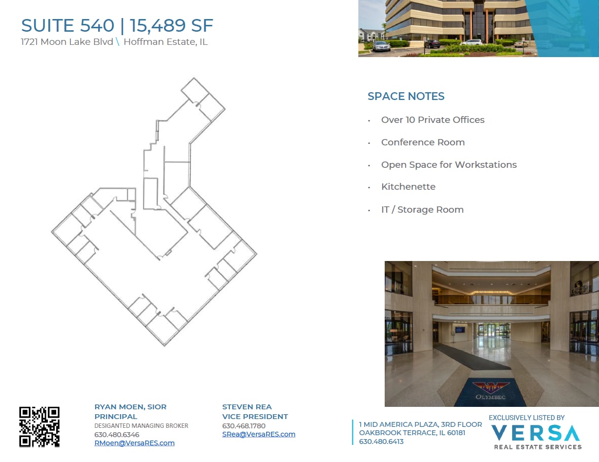 1721 Moon Lake Blvd, Hoffman Estates, IL for lease Floor Plan- Image 1 of 1