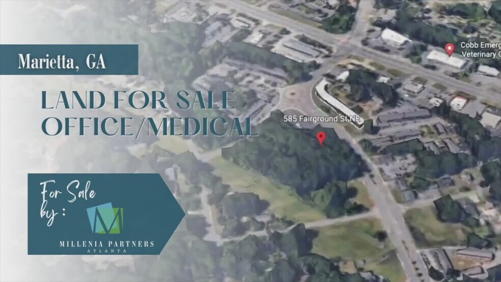 585 N Fairground St, Marietta, GA à vendre - Vidéo sur l’inscription commerciale - Image 1 de 17