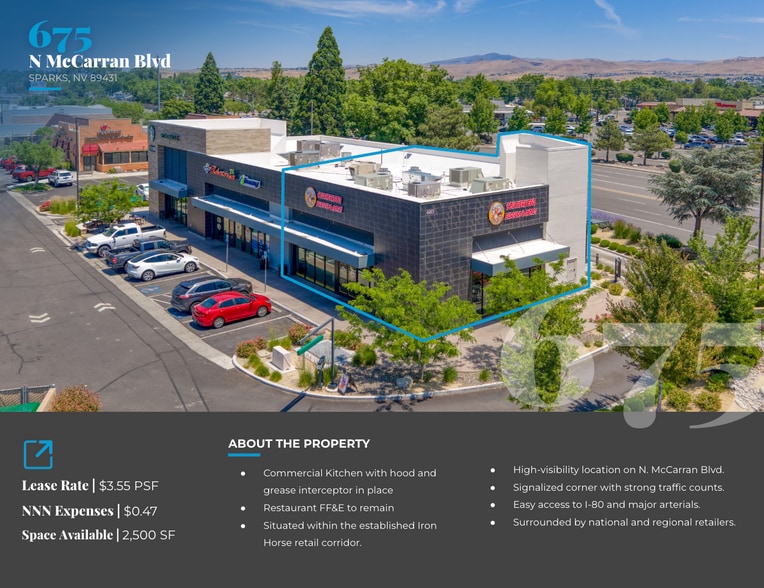 675 N McCarran Blvd, Sparks, NV for lease - Building Photo - Image 2 of 9
