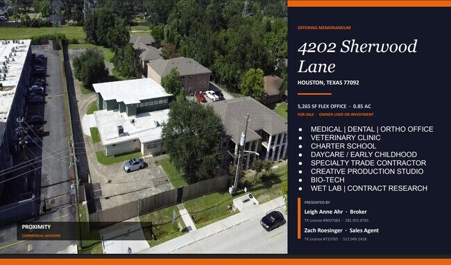 More details for 4202 Sherwood Ln, Houston, TX - Office for Sale