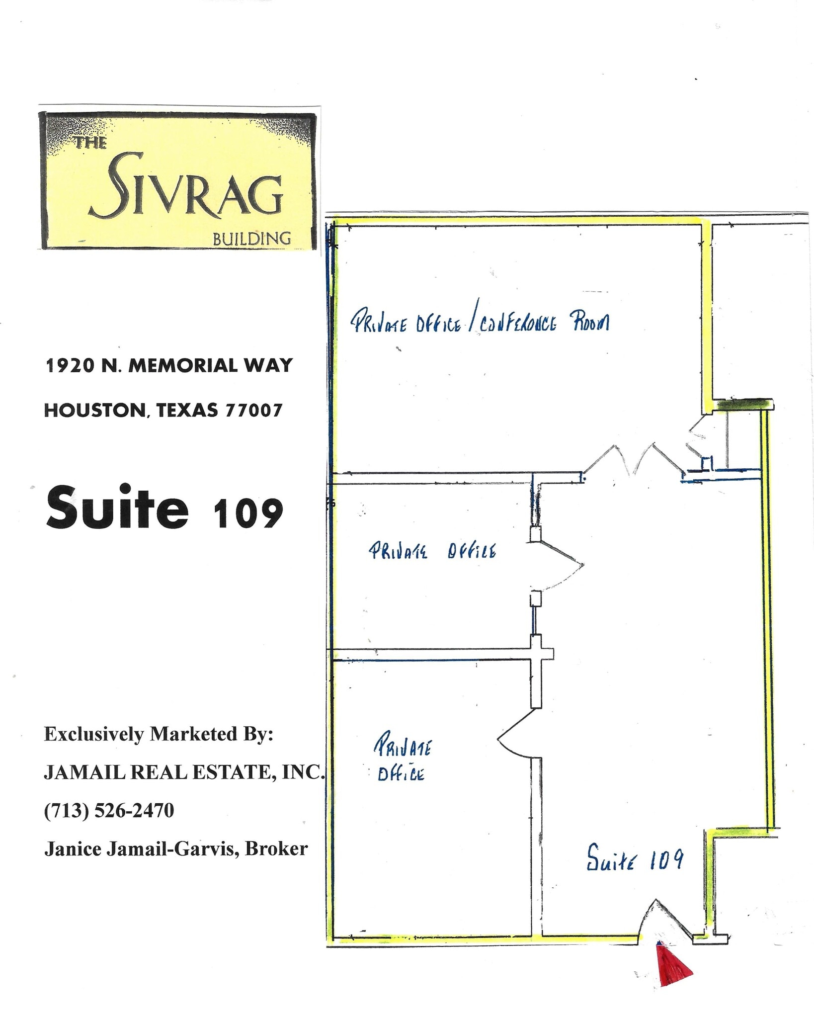 1920 N Memorial Way, Houston, TX for lease Site Plan- Image 1 of 1