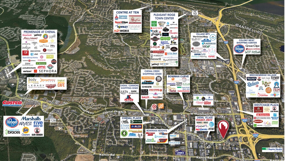 11000 Financial Centre Pky, Little Rock, AR for sale - Aerial - Image 3 of 4