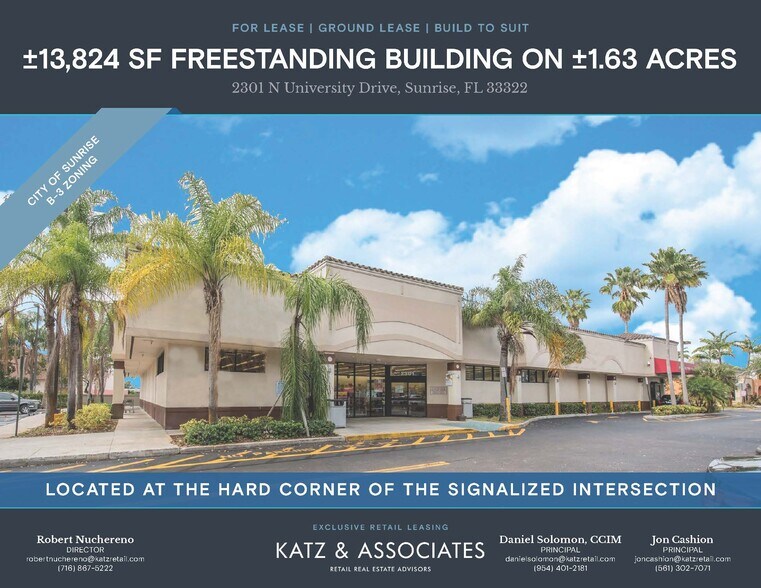 2301 N University Dr, Sunrise, FL à vendre - Photo du bâtiment - Image 2 de 7