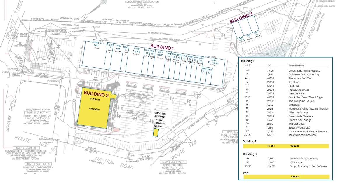 123 Nashua Rd, Londonderry, NH for lease Site Plan- Image 1 of 1