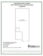 3357 Miraloma Ave, Anaheim, CA à louer Plan de site- Image 1 de 1