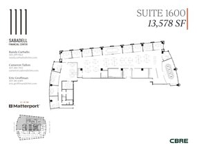 1111 Brickell Ave, Miami, FL à louer Plan de site- Image 1 de 13