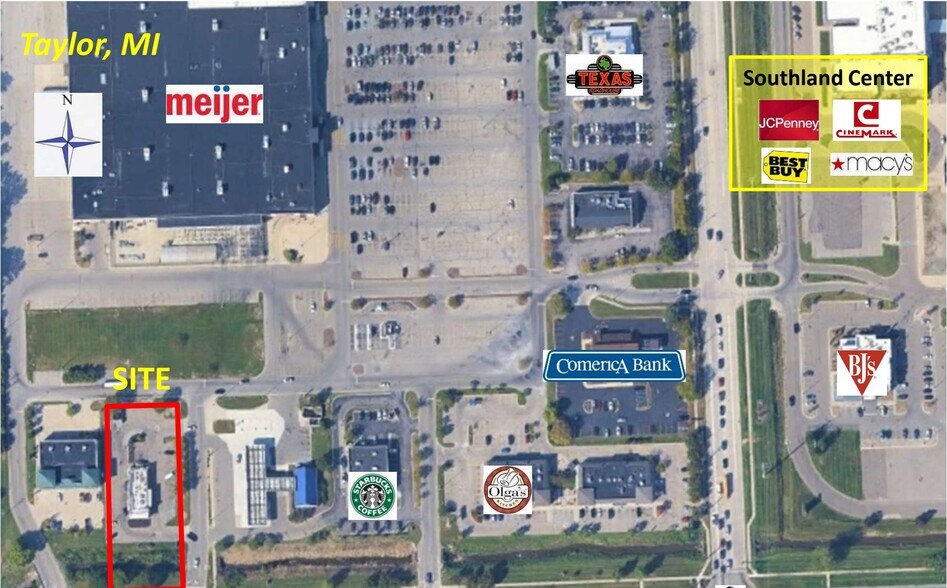 23500 Eureka Rd, Taylor, MI à louer - Aérien - Image 3 de 5