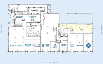 980 Avenue of the Americas, New York, NY for lease Floor Plan- Image 1 of 1