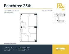 1718-1720 NW Peachtree St, Atlanta, GA for lease Site Plan- Image 1 of 1