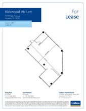 11777 Katy Fwy, Houston, TX à louer Plan d’étage- Image 1 de 1