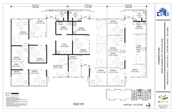 1116-1126 W Pioneer Pky, Arlington, TX à louer Plan d’étage- Image 2 de 3