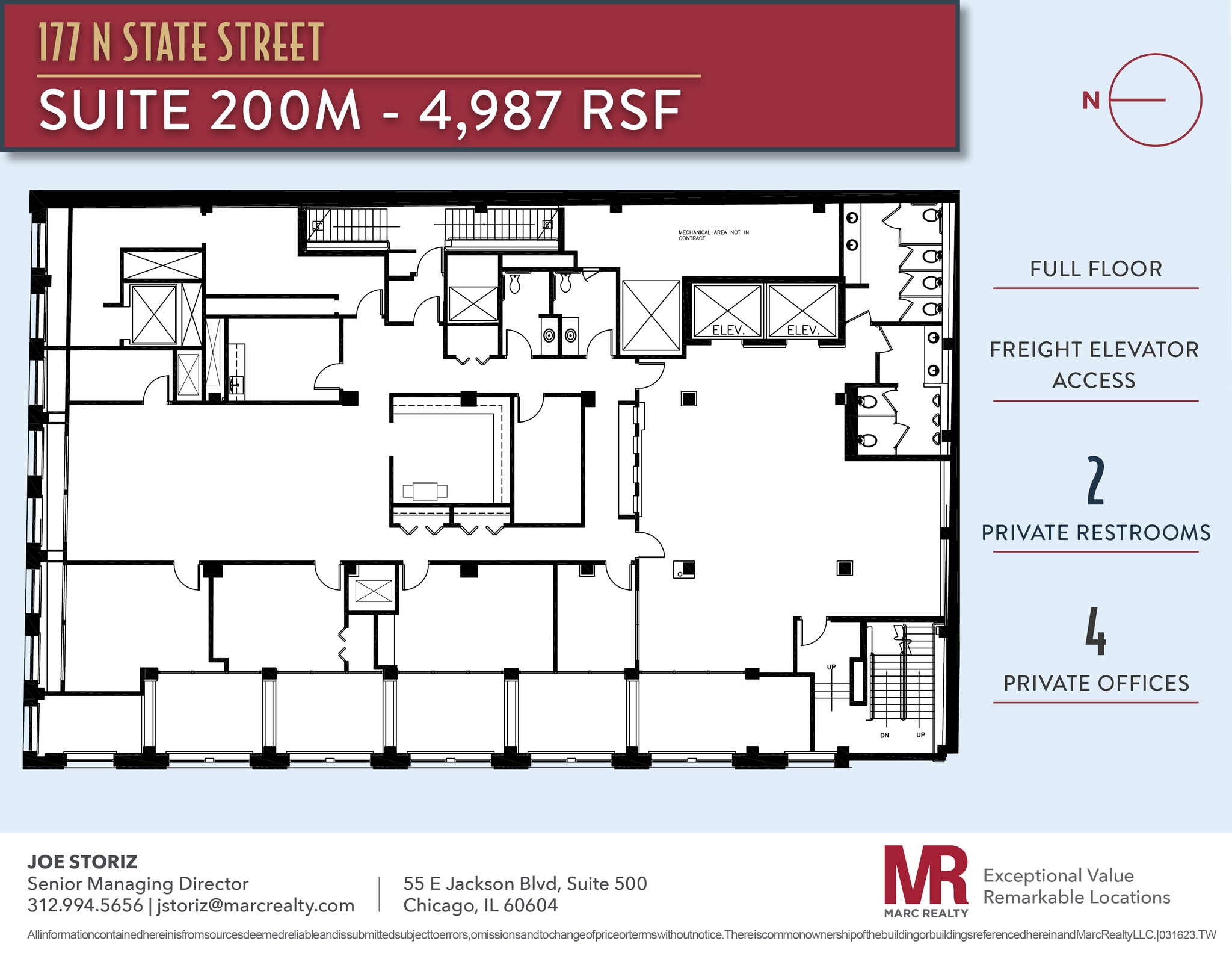 177 N State St, Chicago, IL for lease Floor Plan- Image 1 of 9