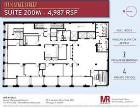 177 N State St, Chicago, IL for lease Floor Plan- Image 1 of 9
