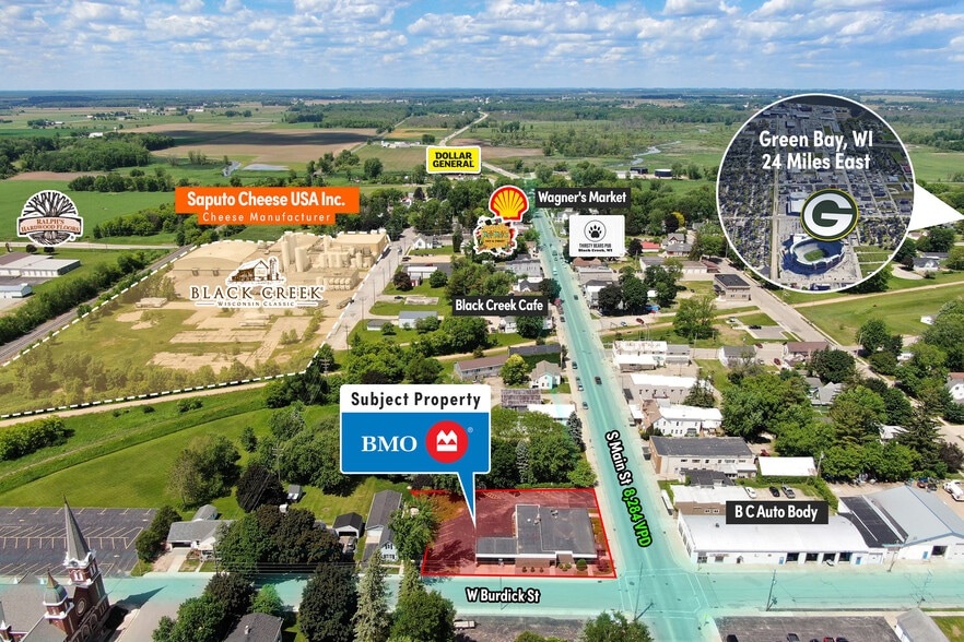 101 N Main St, Black Creek, WI for sale - Aerial - Image 3 of 14