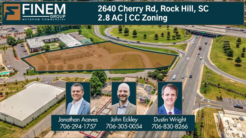 2640 Cherry Rd.- 2.8 Acres, Rock Hill, SC à vendre - Vidéo sur l’inscription commerciale - Image 2 de 14