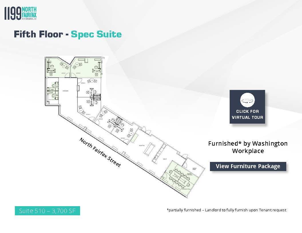 1199 N Fairfax St, Alexandria, VA for lease Floor Plan- Image 1 of 2
