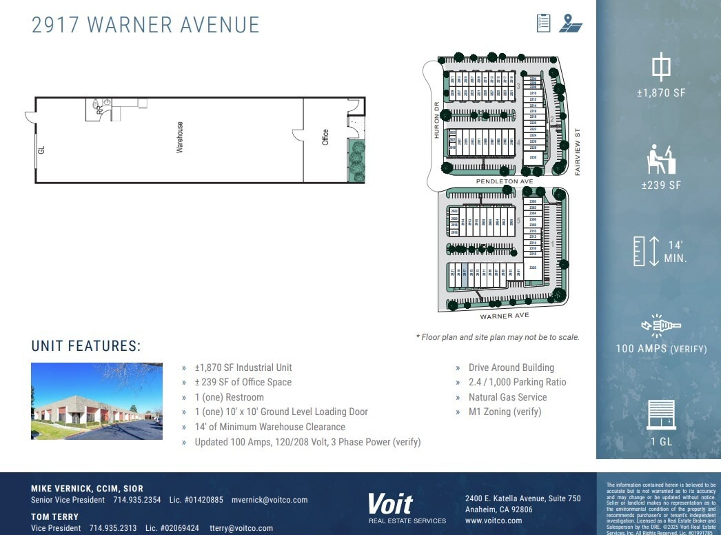 2223-2320 S Fairview St, Santa Ana, CA for lease Floor Plan- Image 1 of 9