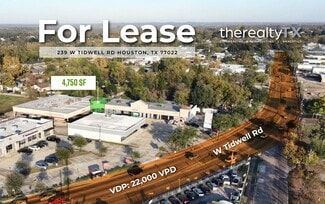 More details for 239 W Tidwell Rd, Houston, TX - Retail for Lease