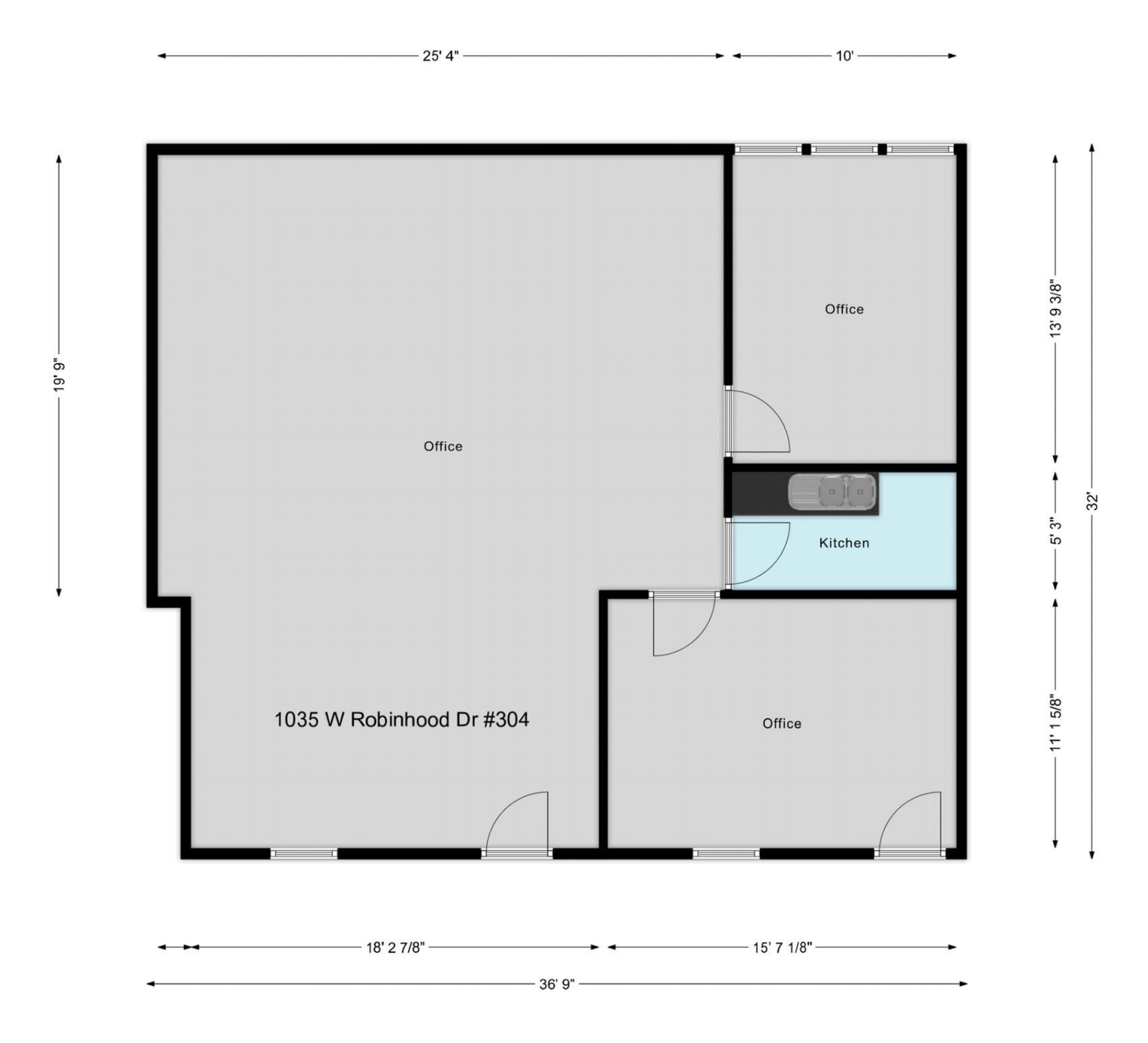 1035 W Robinhood Dr, Stockton, CA for lease Floor Plan- Image 1 of 1