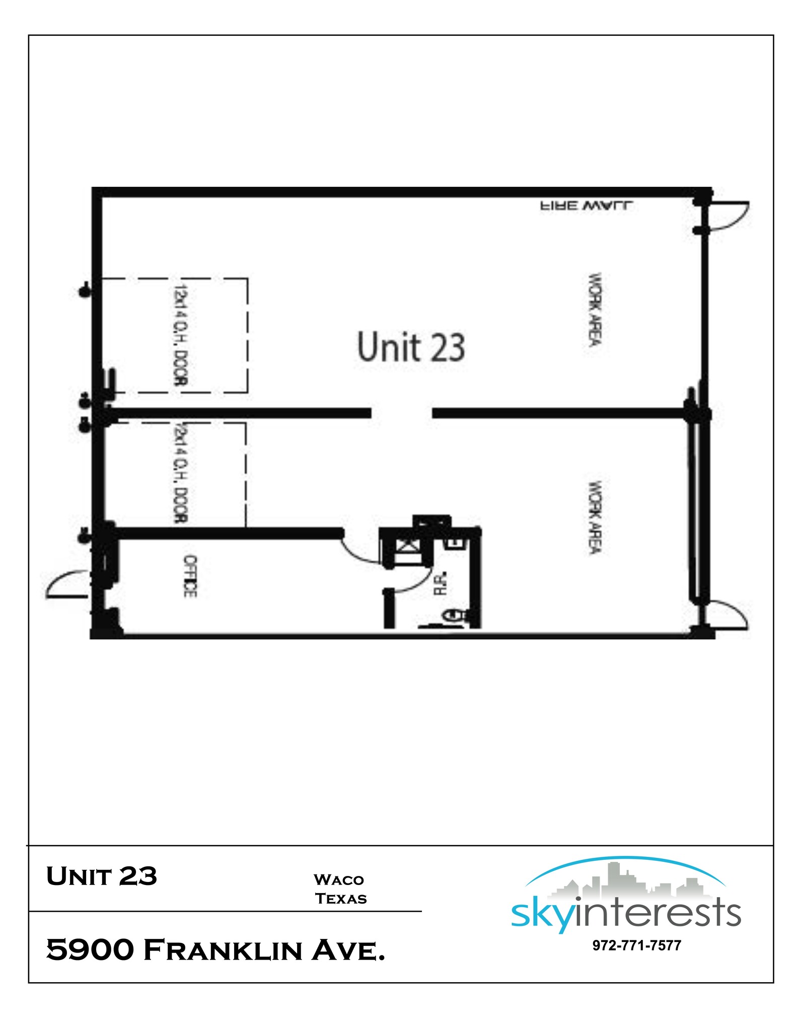 5900 Franklin Ave, Waco, TX for lease Site Plan- Image 1 of 1