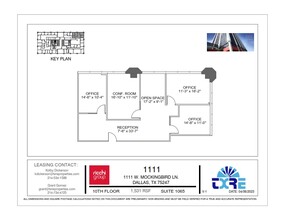 1111 W Mockingbird Ln, Dallas, TX à louer Plan d’étage- Image 1 de 1