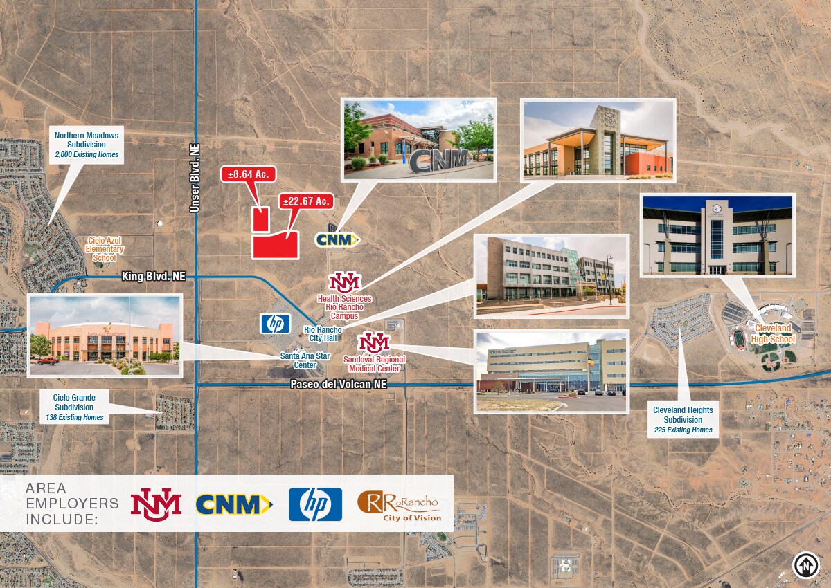 Campus & Center Blvds NE, Rio Rancho, NM for sale Building Photo- Image 1 of 4