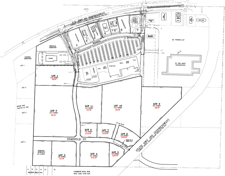 3600 W Sunshine St, Springfield, MO à vendre - Plan de site - Image 2 de 2