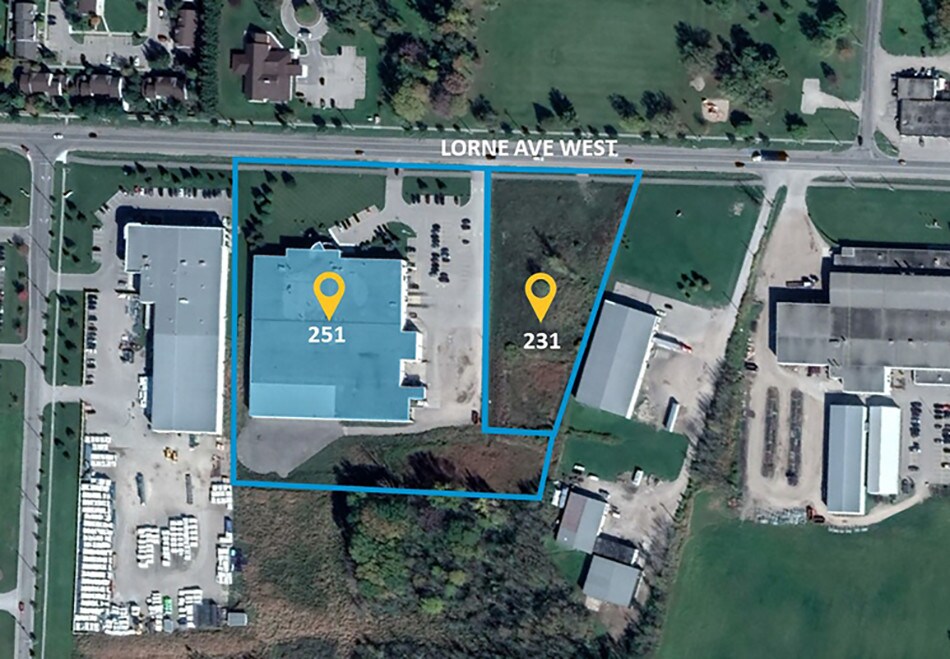 231 Lorne Ave W, Stratford, ON for sale Aerial- Image 1 of 1