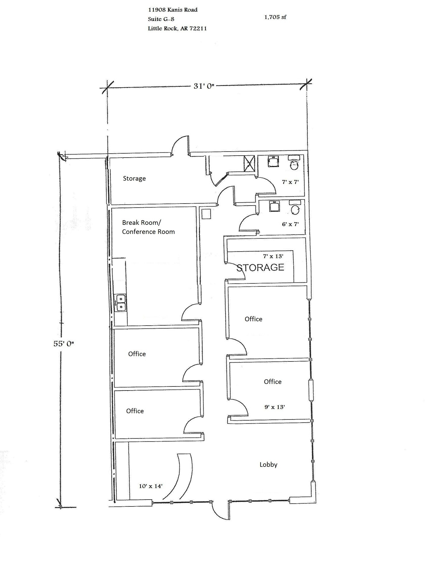 11904 Kanis Rd, Little Rock, AR à louer Photo du bâtiment- Image 1 de 1