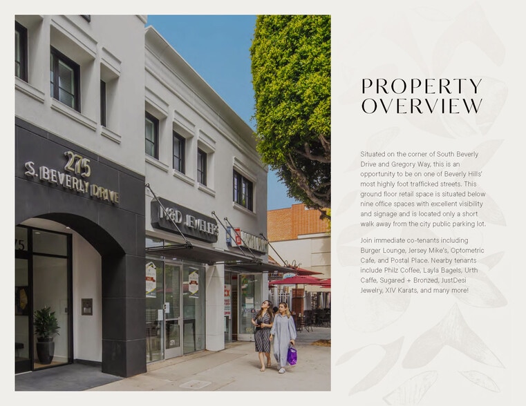 269-281 S Beverly Dr, Beverly Hills, CA for lease - Building Photo - Image 2 of 19