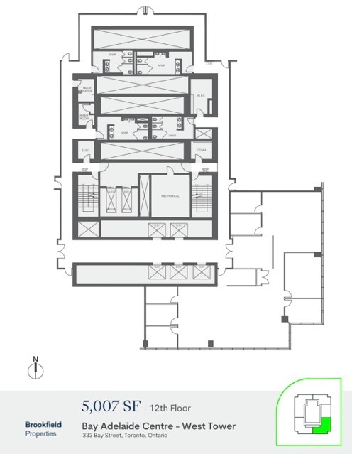 333 Bay St, Toronto, ON for lease Floor Plan- Image 1 of 1