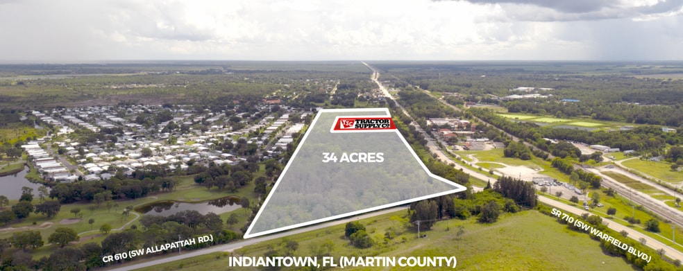 SR 710 Indianwood Dr. & SW Allapath Rd., Indiantown, FL à louer - Aérien - Image 2 de 2