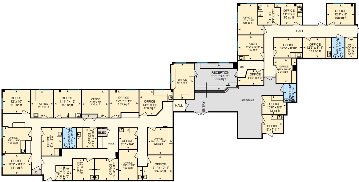 4000 Old Court Rd, Pikesville, MD à louer Plan d’étage- Image 1 de 1
