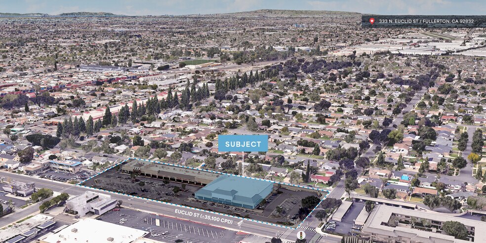 333 N Euclid St, Fullerton, CA à louer - Photo du bâtiment - Image 2 de 5