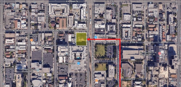 1105 Long Beach Blvd, Long Beach, CA for sale Aerial- Image 1 of 7