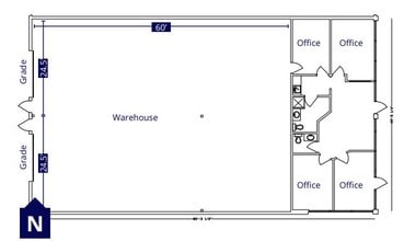 3424-3440 78 Ave NW, Edmonton, AB à louer Plan d’étage- Image 1 de 1